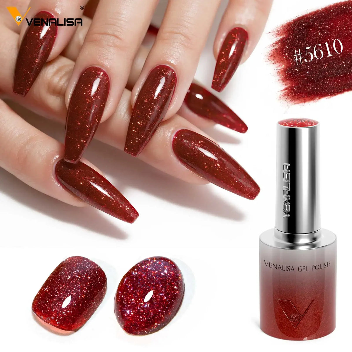 1pc Venalisa 10ml Nail Gel Polish Soft Texture
