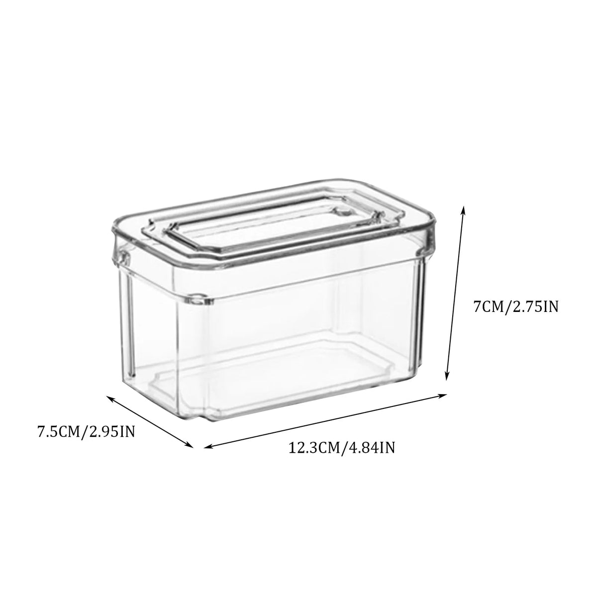 Refrigerator Organizer Bin Stackable Fridge Food Storage Box