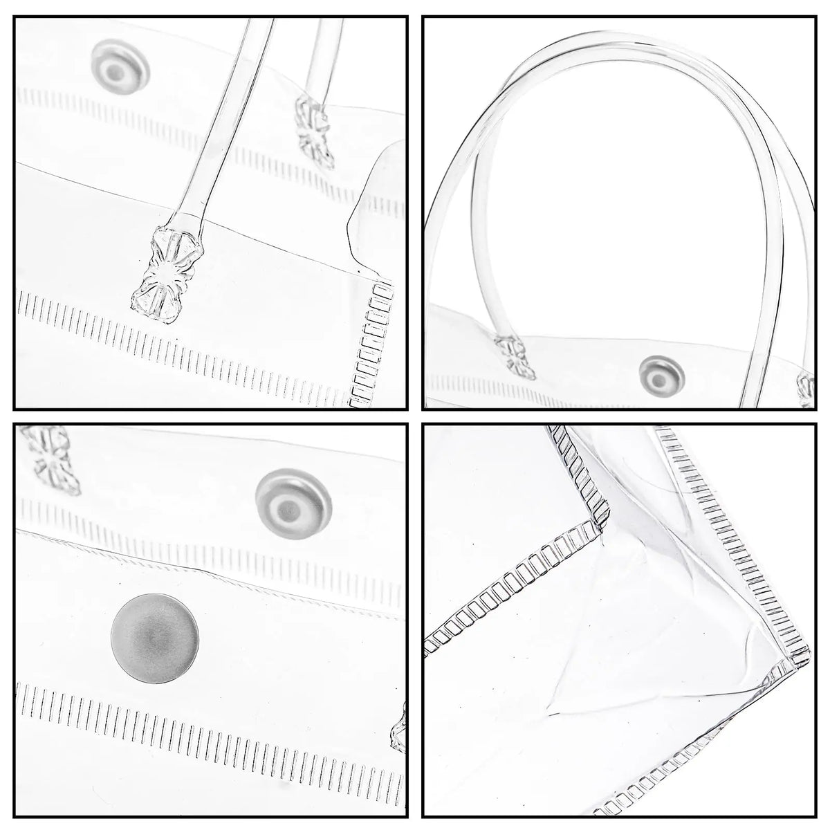 Clear Tote Bag Transparent Shopping Bags Shoulder Handbag