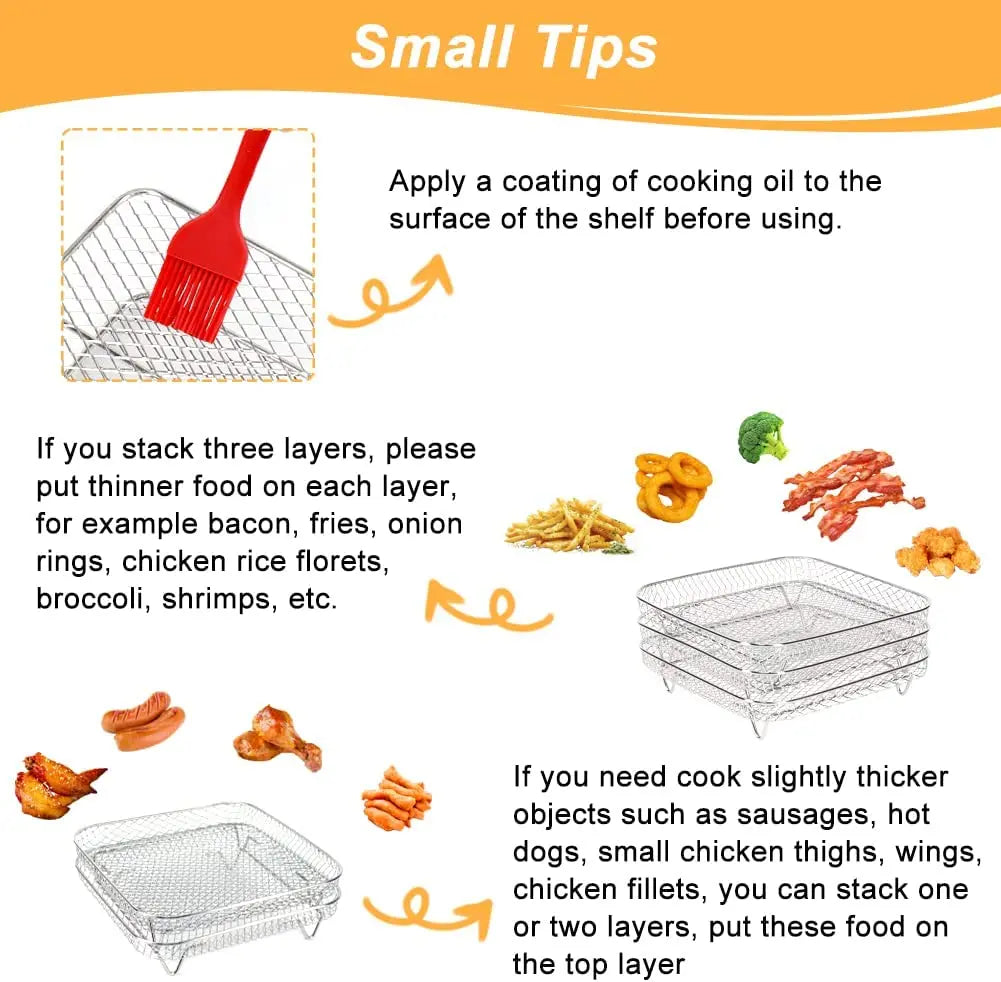 Baking Tray Oil Frying Baking Pan Non-Stick Chips