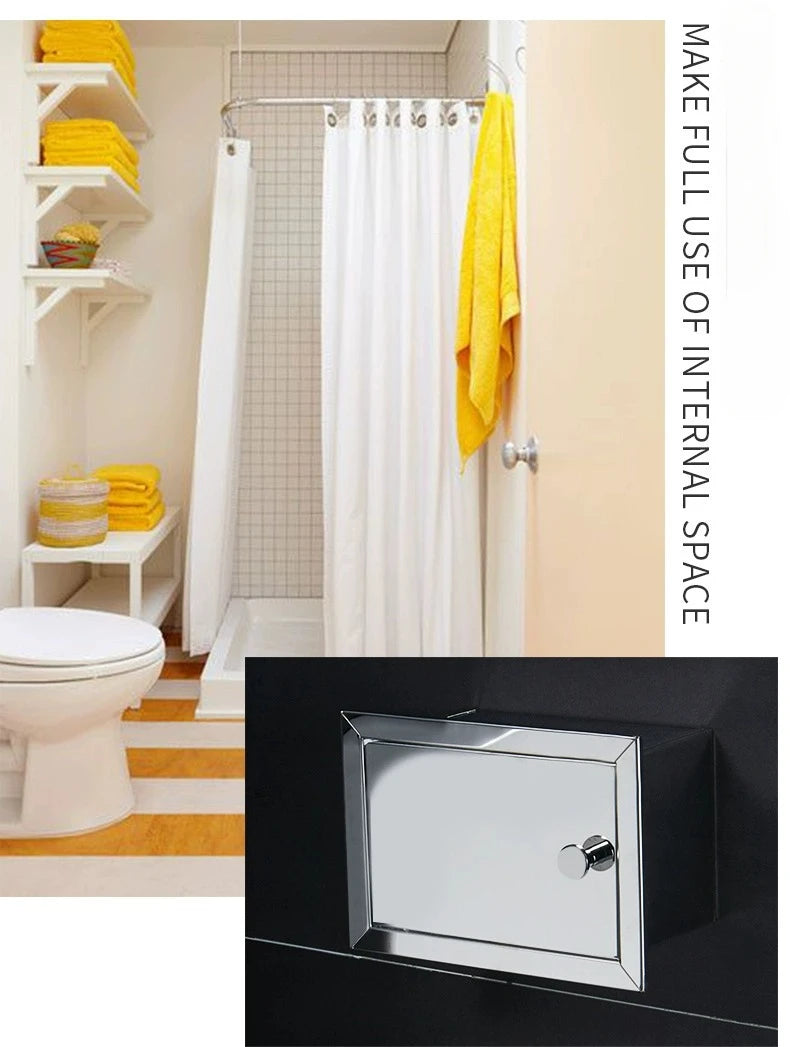 Recessed Matte Black Recessed Toilet Paper Roll Holder