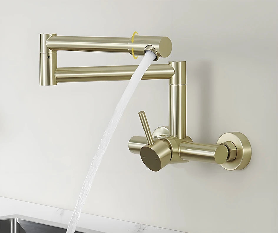 Huniu Folding Faucet Stainless Steel 304 Foldable Faucet