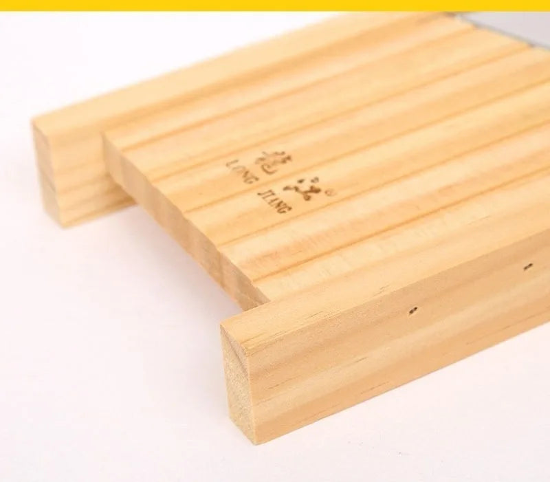 Wooden Slicer Adjustable Stainless Steel Blade Universal Slicer