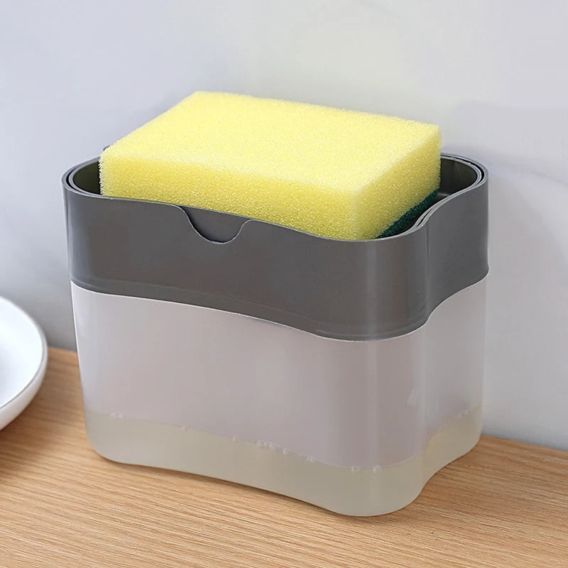 Detergent Press Soap Dispenser Pak Clean Cloth Dishwashing