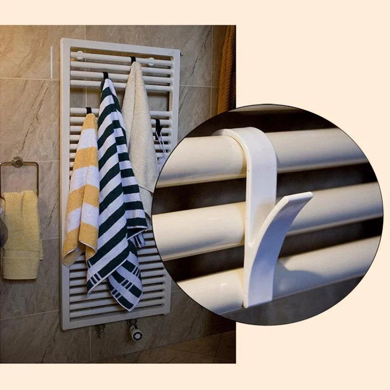 1/40pcs Bathroom Hanger Clips Heated Towel Radiator Rail