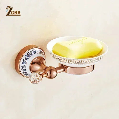 Zgrk Luxury Bathroom Hardware Wall Mount Rose Gold