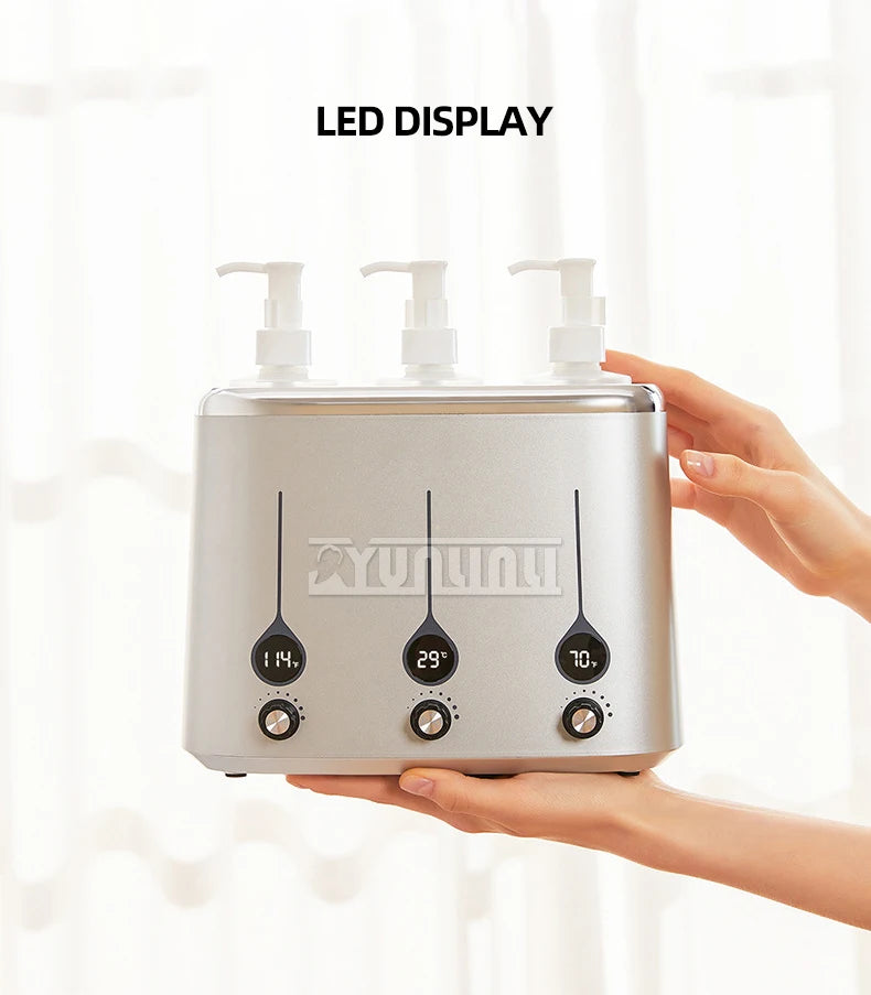 Oil Bottle Warmer Heater Led Screen Spa Equipment