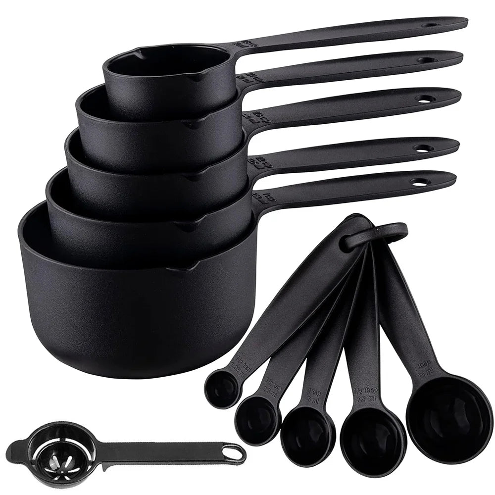 11pcs Plastic Measuring Cups&Egg Yolk Separator Divider Stackable