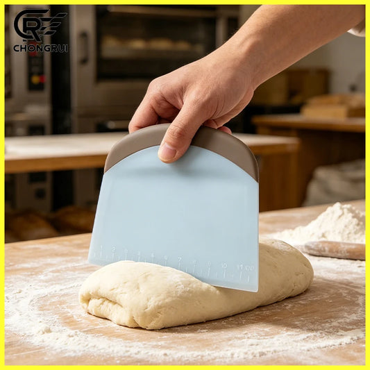 1/2pcs Dough Scraper Scale Multi-Functional Bowl Bench Scraper