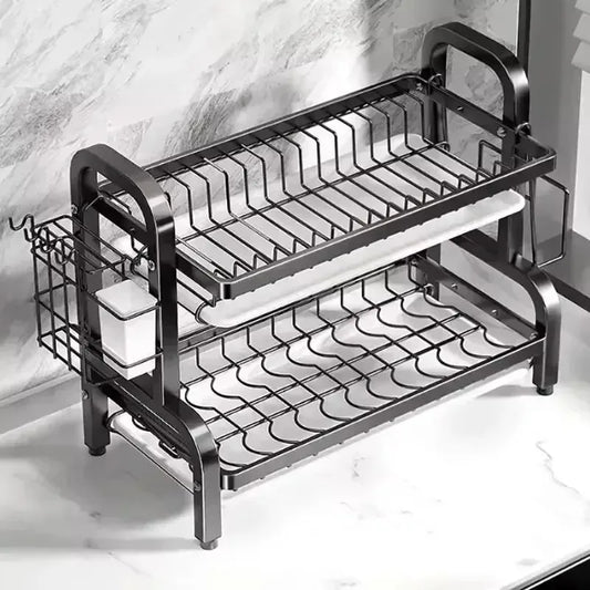 Shelf Dish Storage Rack Drain Dish Rack Organizer