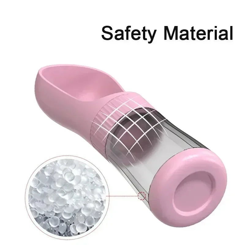 320ml Dog Water Bottle Food Container Travel In