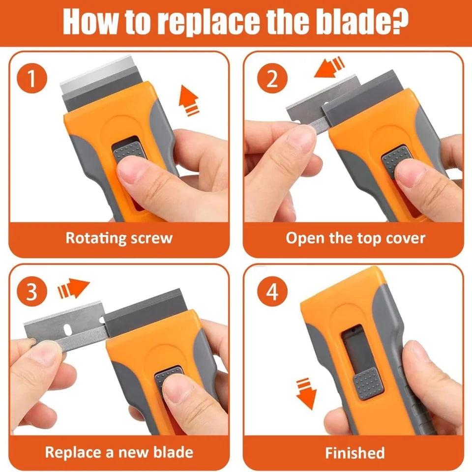 Professional Ceramic Scraper Knife Blade Non Scratch Glass