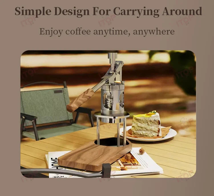 Itop W1 Mini Hand Press Coffee Maker Detachable