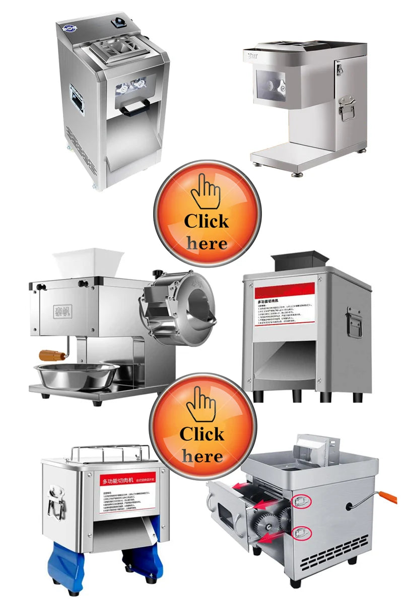 Meat Slicer Commercial Stainless Steel Meat Slicing Machine