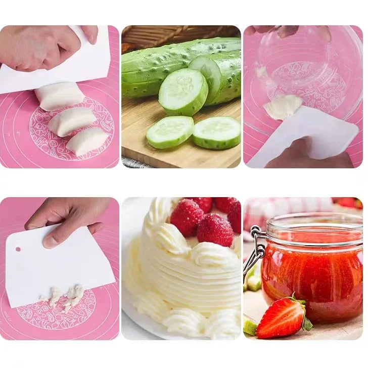 Multipurpose Dough Cutter Bowl Scraper Bread Dough Fondant