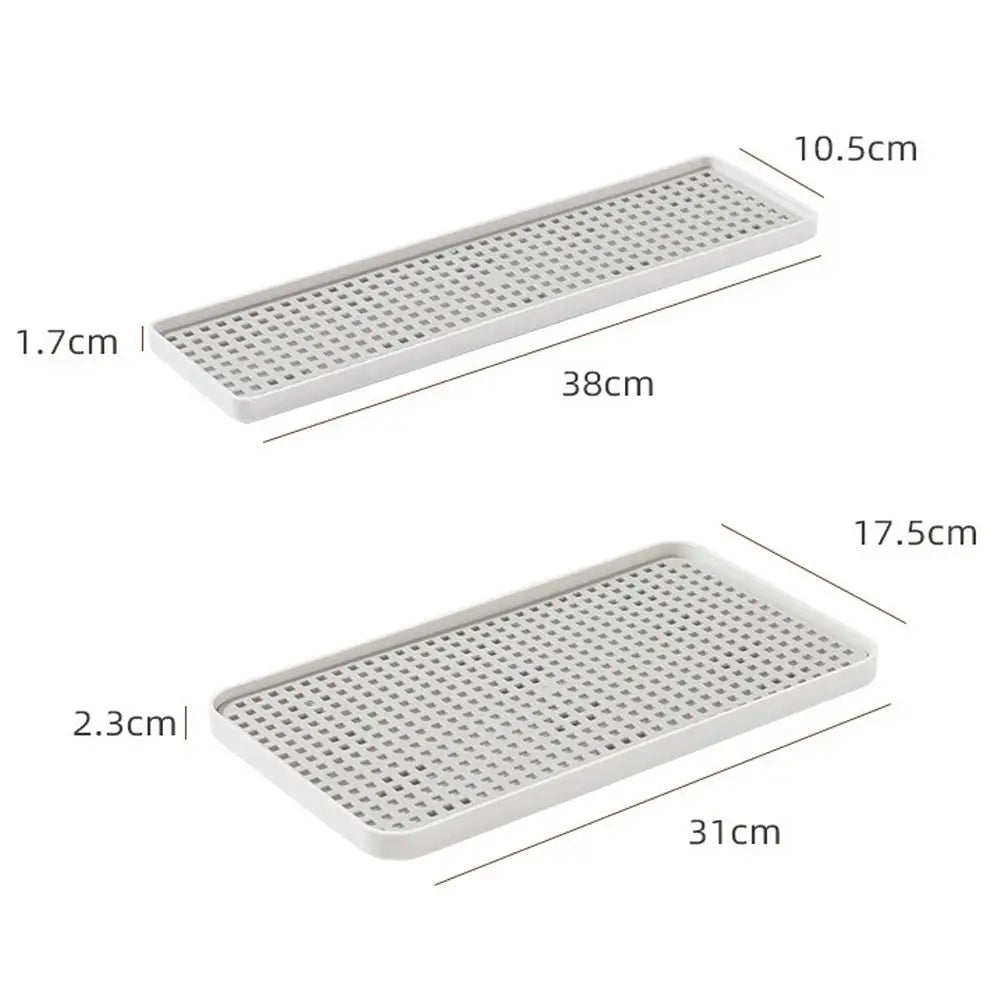 Fruit Dryer Tray Rectangle Tableware Dish Racks Plastic