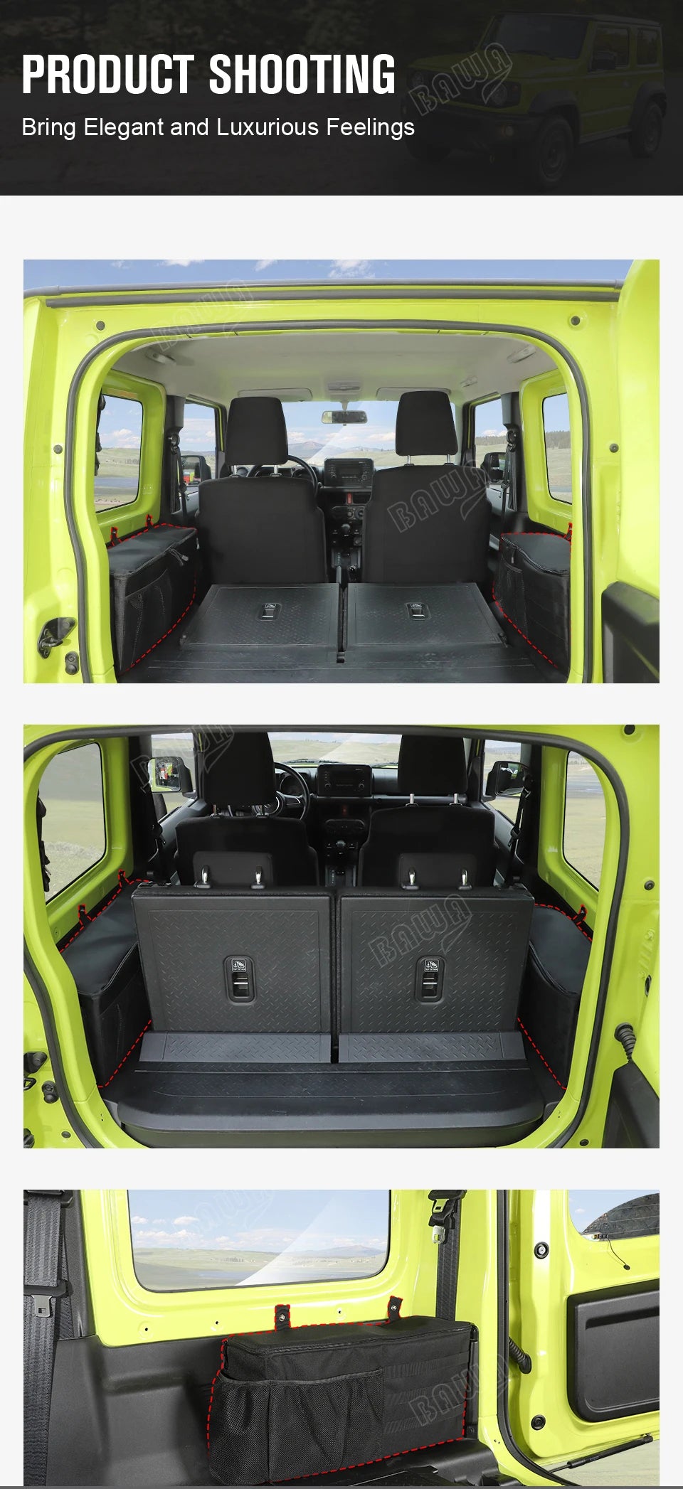 Bawa Large Capacity Trunk Storage Bag Suzuki Jimny