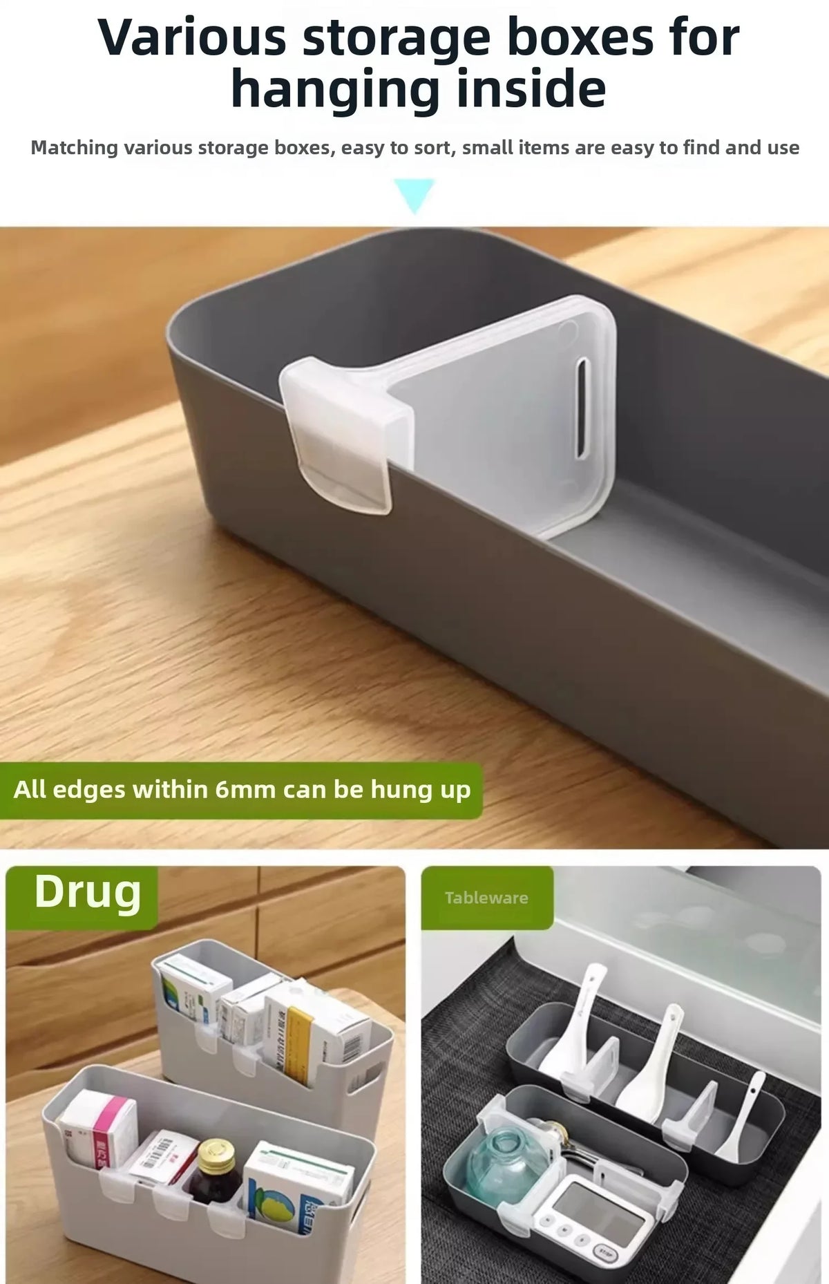 Efficient Refrigerator Organizer Shelf Storage Dividers Eggs