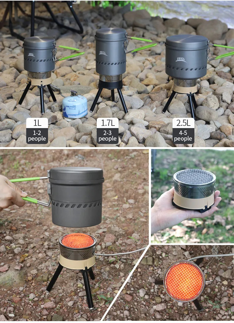 Brs-Ts19 Reactive Stack Heat Cooking System Pot/Jet Burner