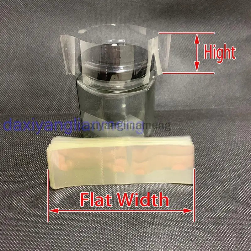 400pcs Bottle Mouth Heat Shrinkable Film Bottle Cap