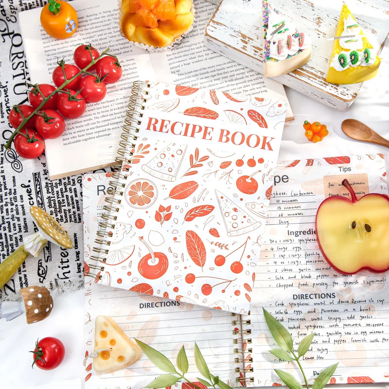 Mr Paper 52 Sheets Spiral Recipe Book Cooking