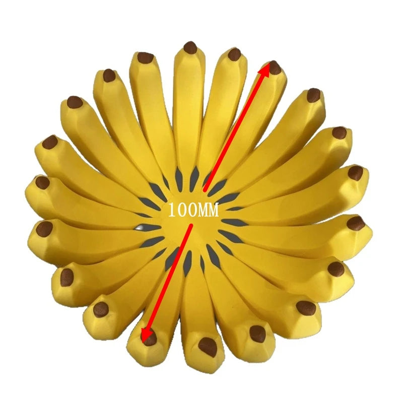 Unique Banana Shaped Fruit Bowl Counter Organizer Cute
