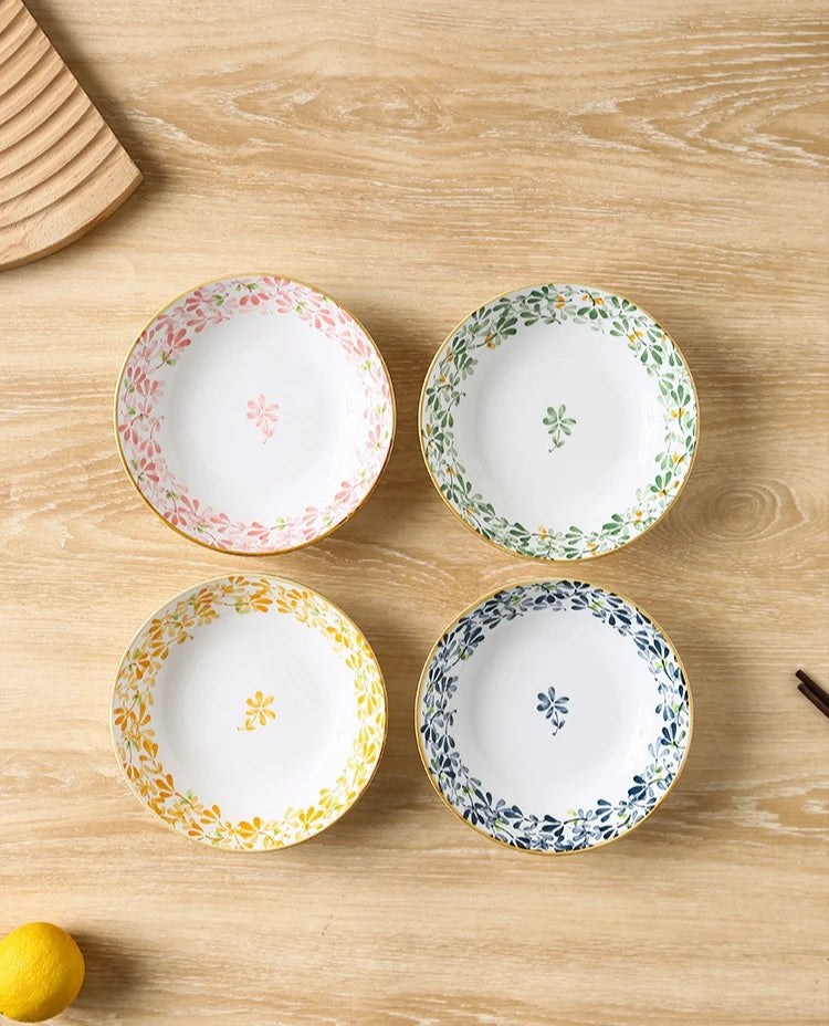 Japanese Style Ceramic Dessert Sauce Dish Plate Creative