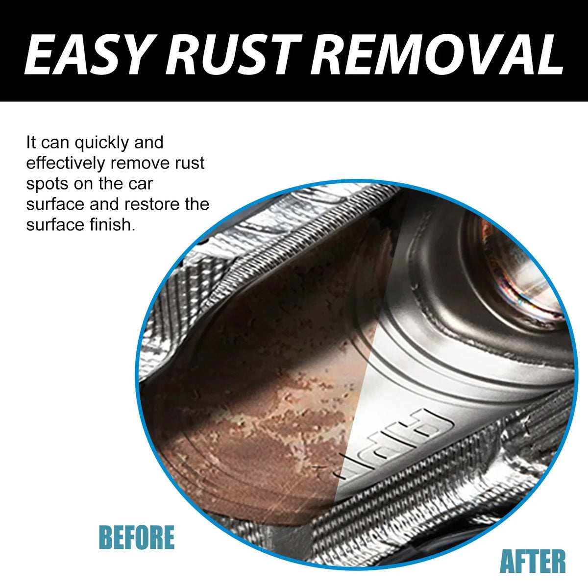 Hs68-Car Rust Remover Quick Remover Exhaust Pipe Rust