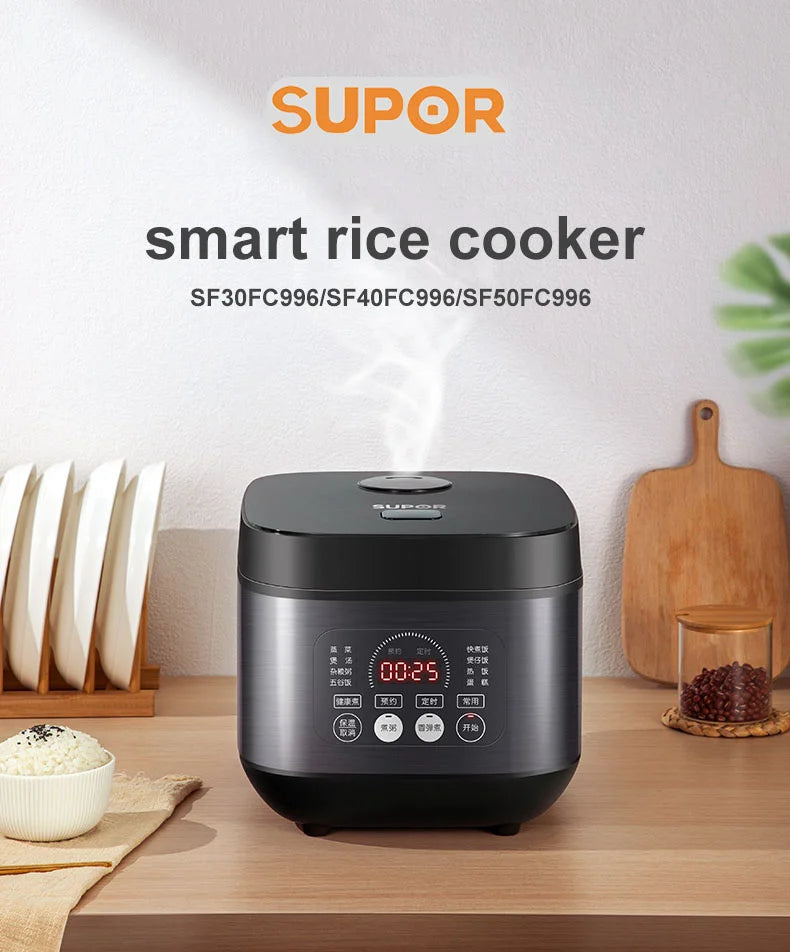 Supor 3l-5l Electric Rice Cooker Smart Soup Rice