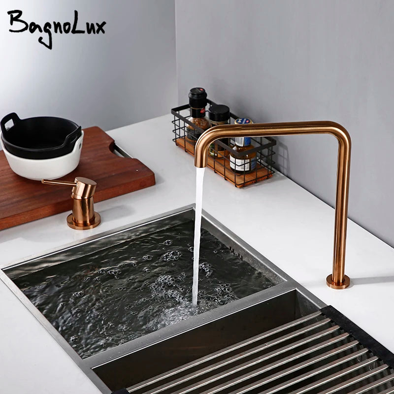 Bagnolux Golden Faucet Rod Ceramic Sheet Valve Core