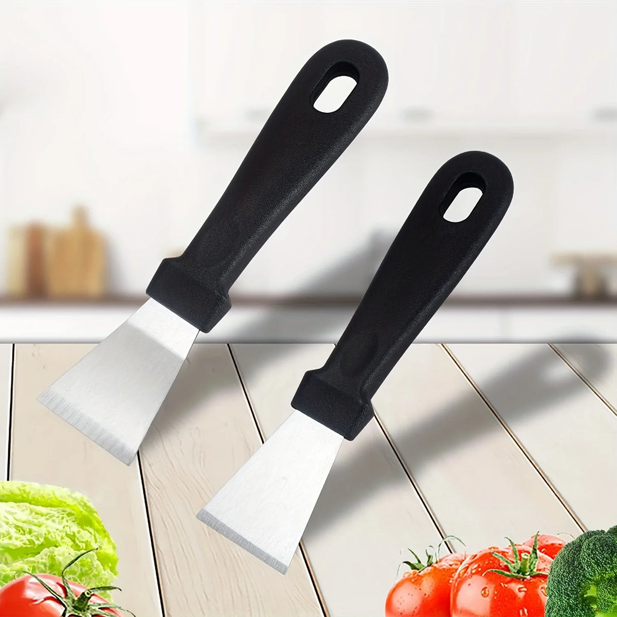 Stainless Steel Scraper Multi Use Removing Labels Stickers