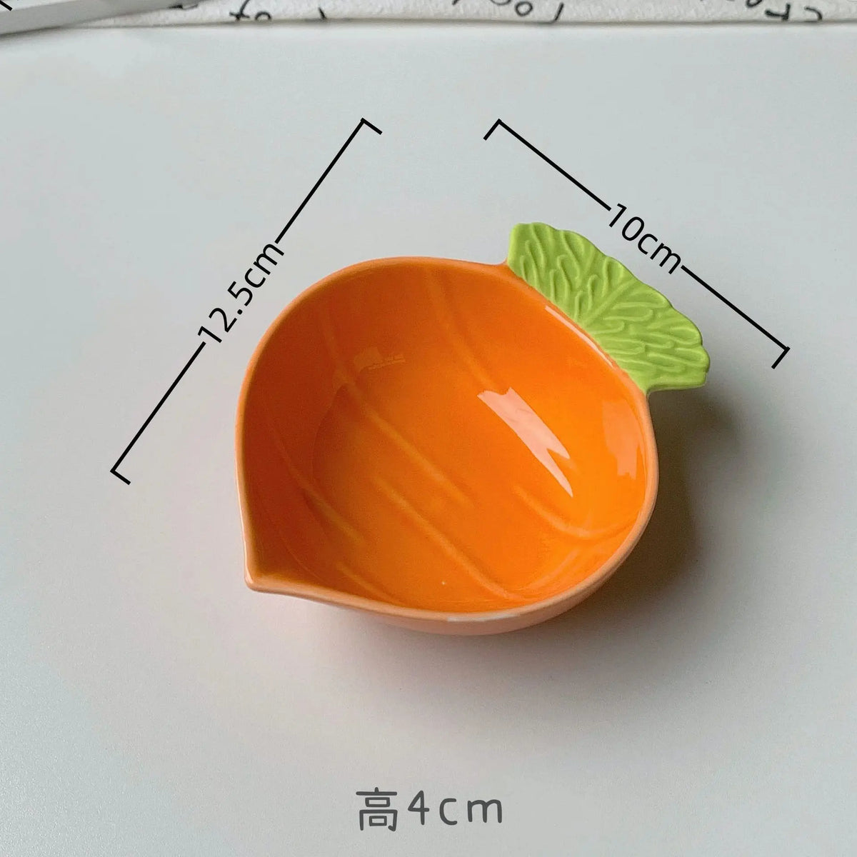 Cute Fruit Plate Underglaze Small Condiment Dish Ceramic