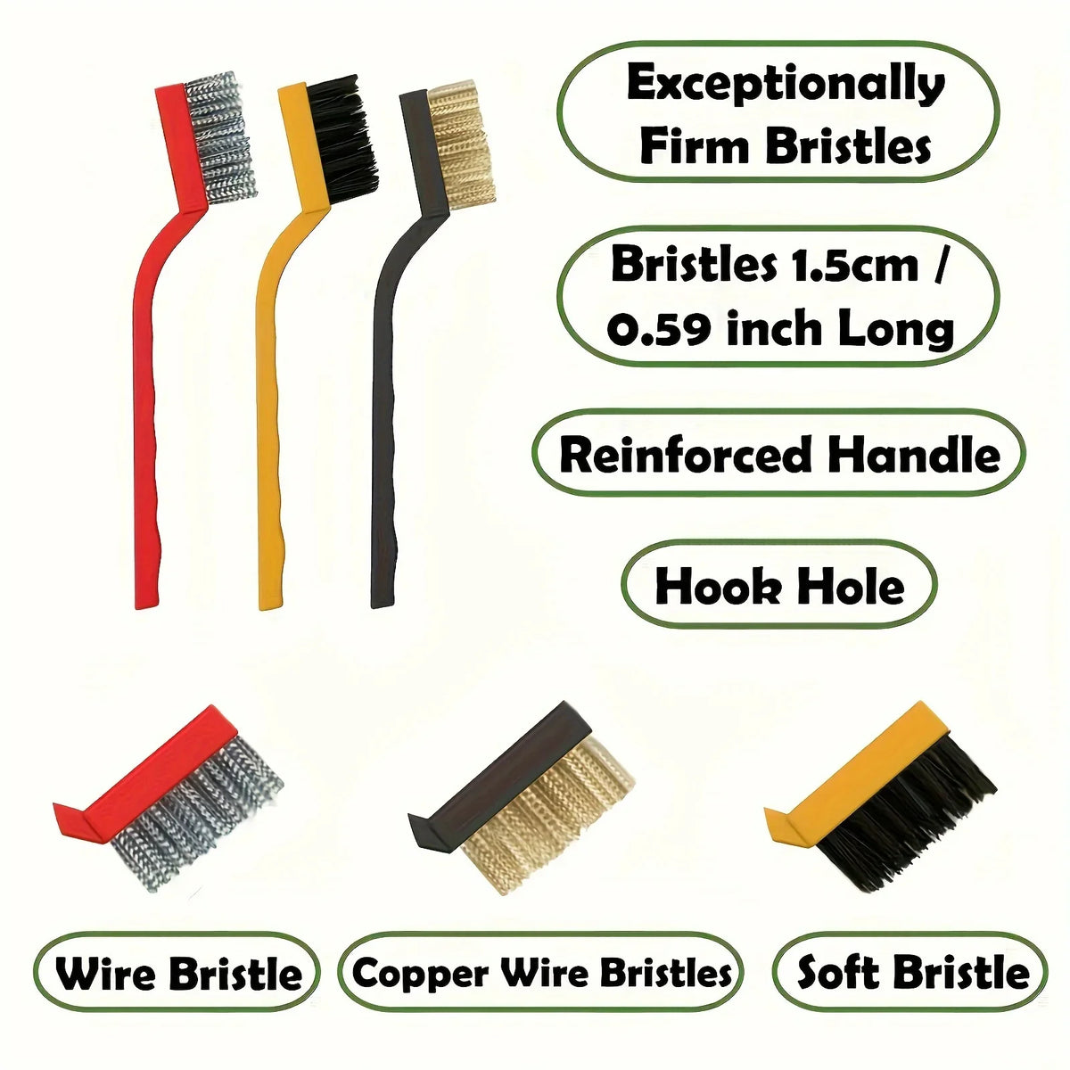11pcs Multi-Purpose Cleaning Brush Long Handles Design Tight