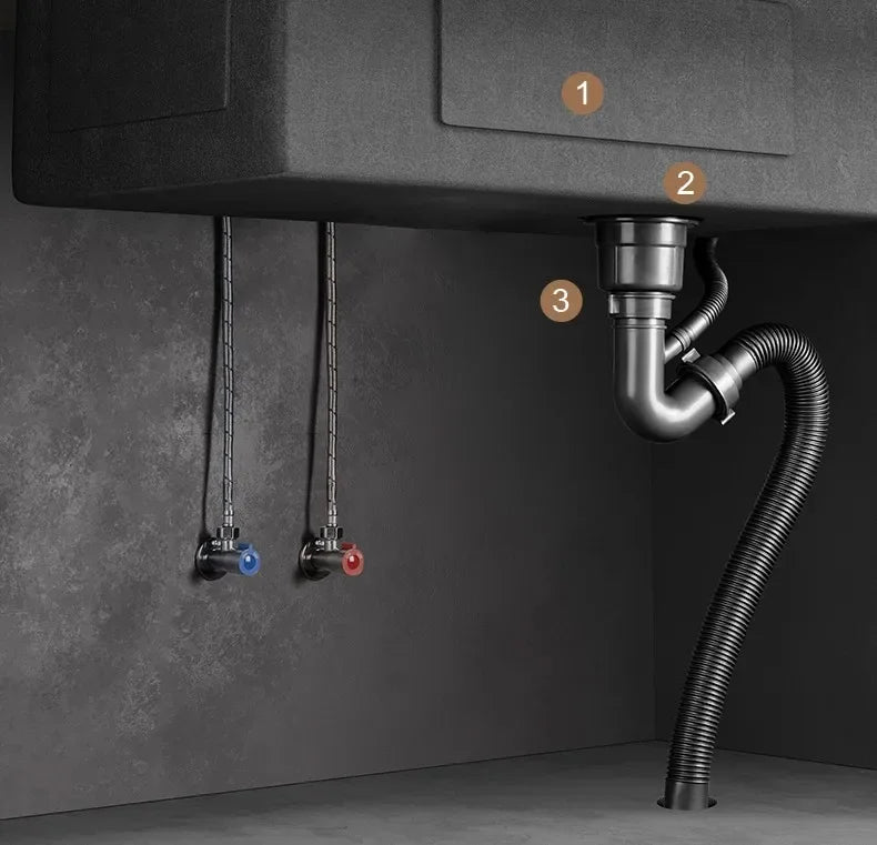 Nano 304 Stainless Steel Sink Waterfall Large Slot