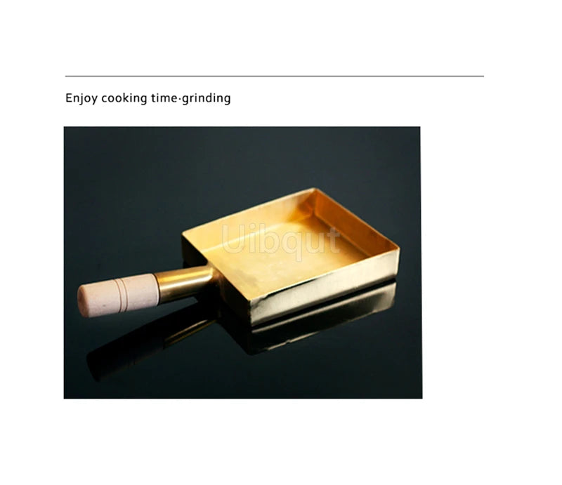 Brass Baking Tray Copper Frying Pan Square Pan