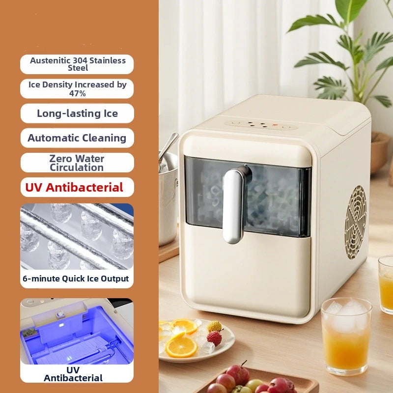 15kg/Day Ice Maker Machine - Mini Countertop Home/Dorm/Office