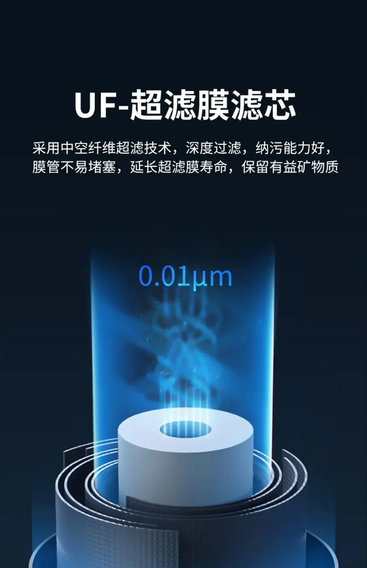 7-Stage Ultra Filtration Water Purifier Stainless Steel Housing