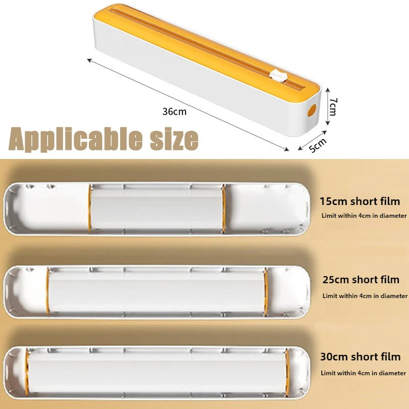 In Food Film Dispenser Wrap Dispenser Cutter Storage