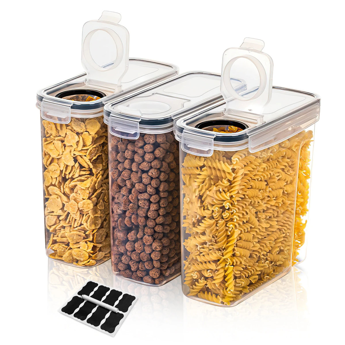 Cereal Containers Storage Of 2/3/4 5l 84oz Airtight