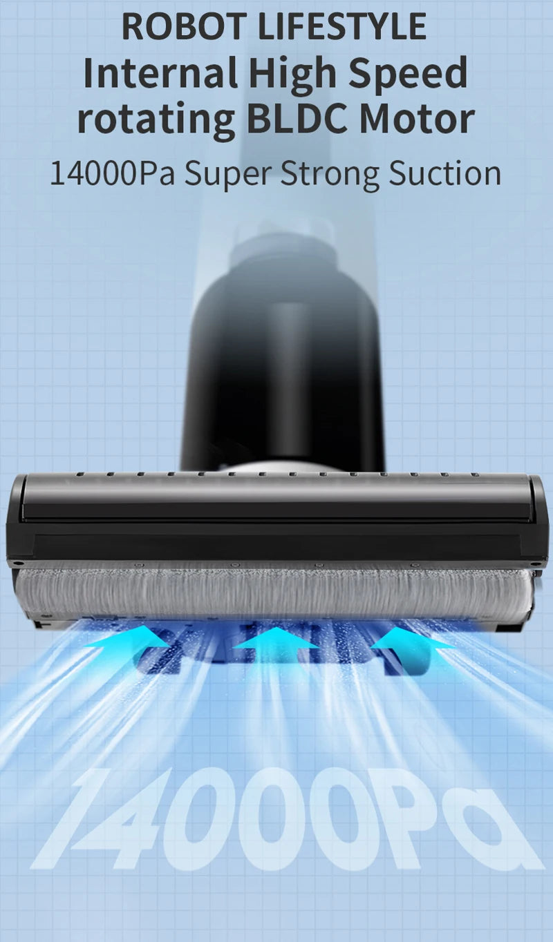 Cordless Handheld Vacuum Cleaner Wet Dry Cleaning Robot