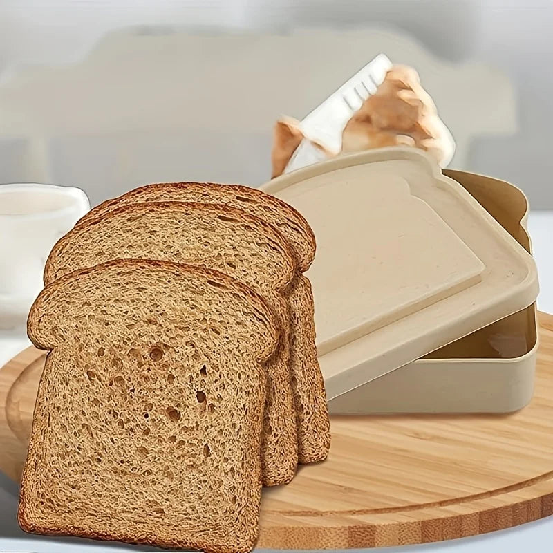 1/3pcs Reusable Bento Sandwich Box Lid Microwave Safe