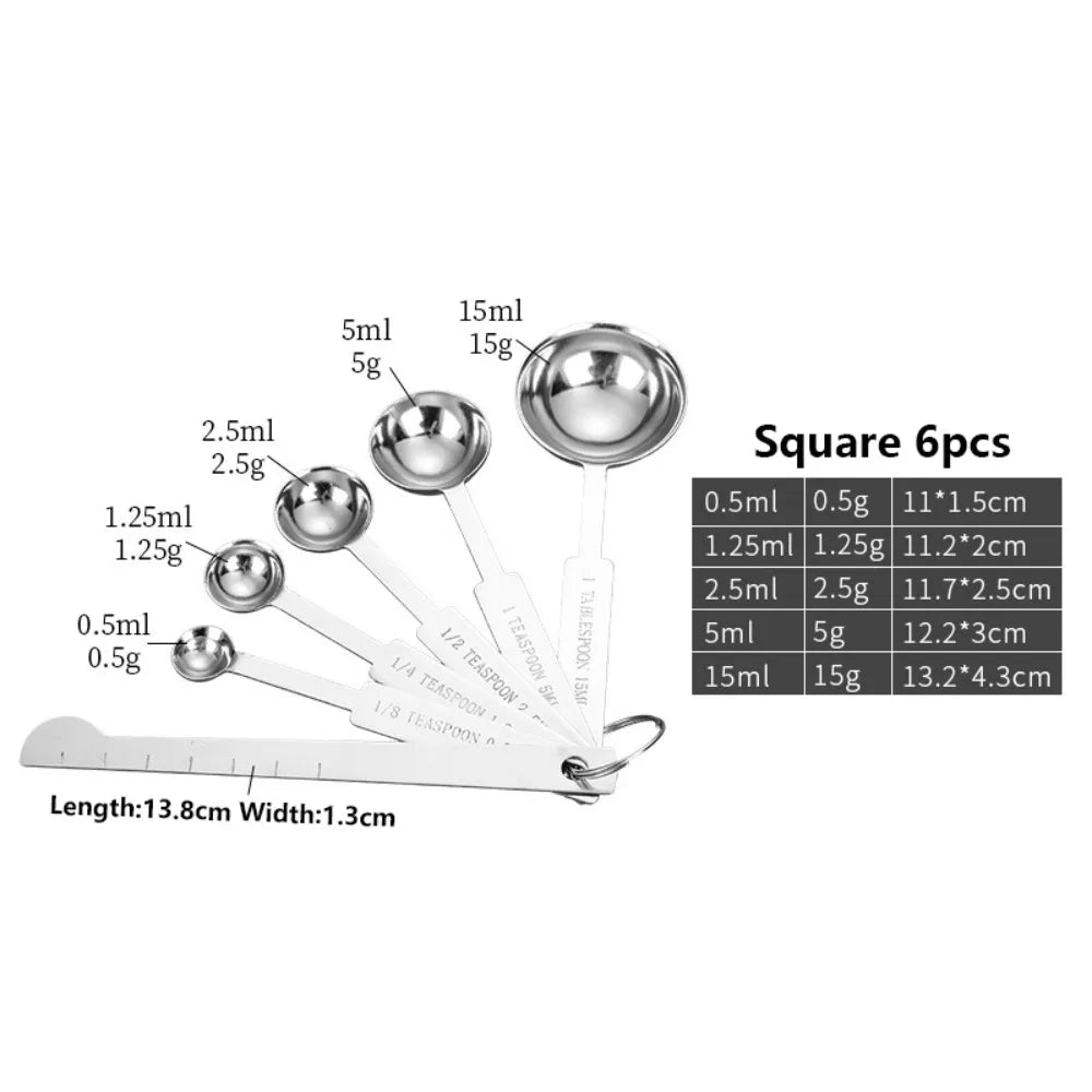 Food Grade Measuring Spoon Scale Stainless Steel Baking