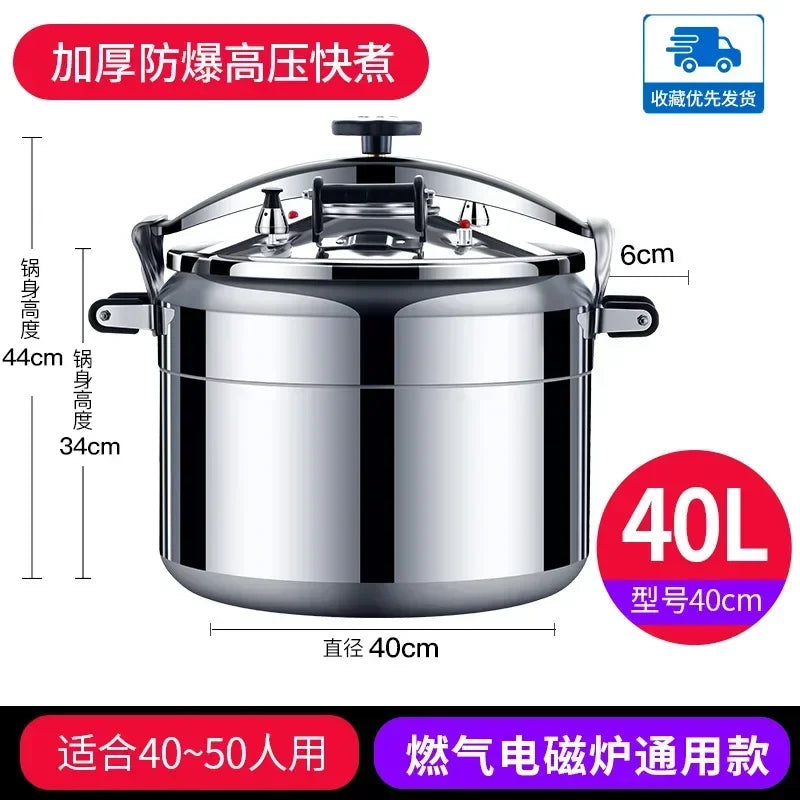 50l Commercial Pressure Cooker Thickened Large Capacity Gas