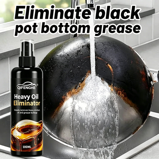 Heavy Oil Eliminator Spray Grease Cleaner Remove Black