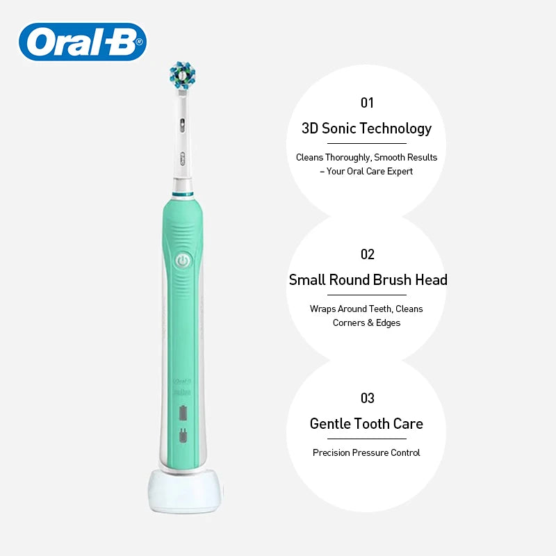Oral Sonic Electric Toothbrush Pro4000 Rpo600 D12 Vitality