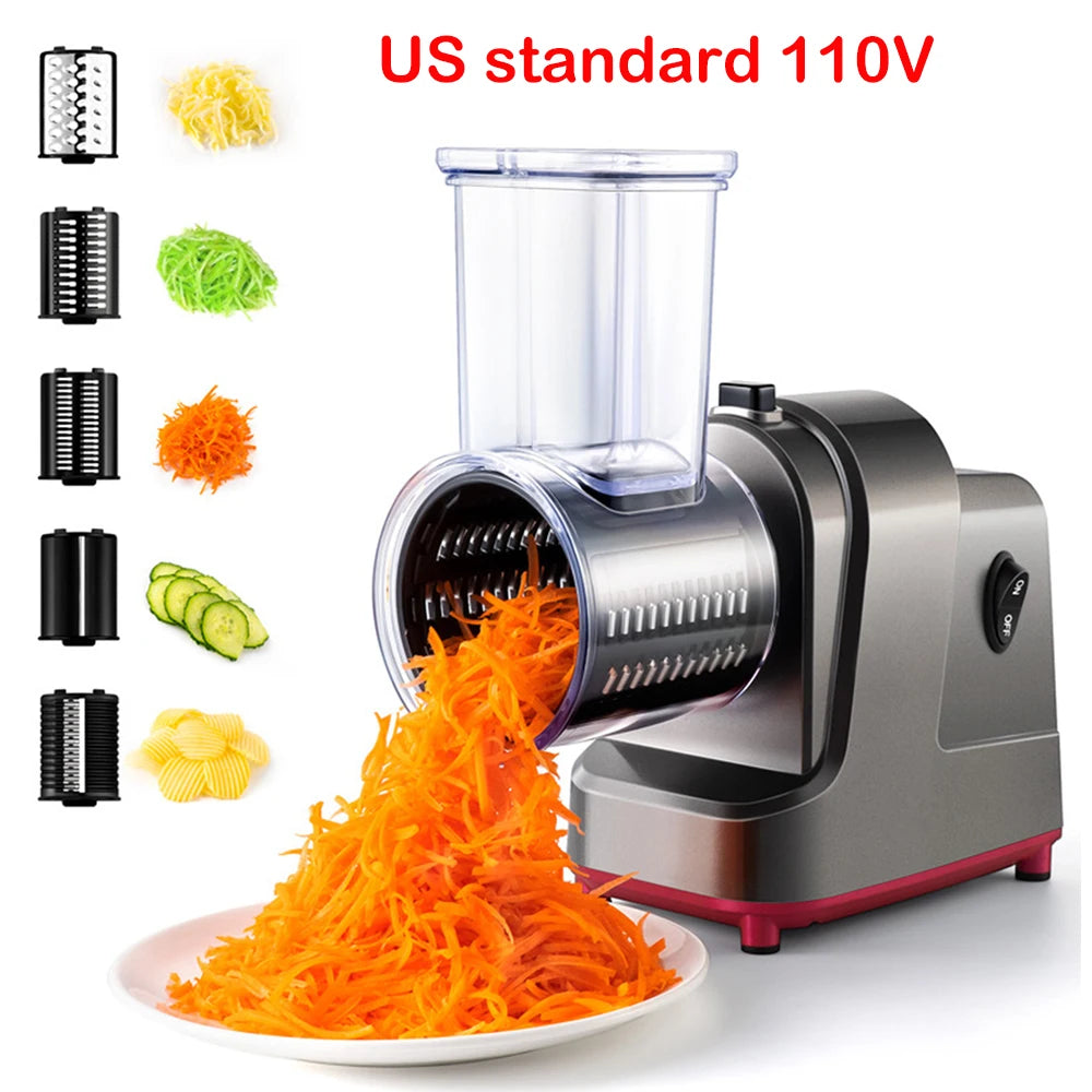 Lmetjma 250w In Electric Vegetable Slicer Shredder Automatic