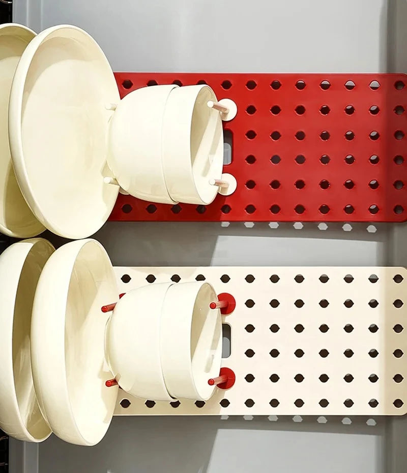 Organizer Dish Draining Drying Rack Telescopic Plate Bowl