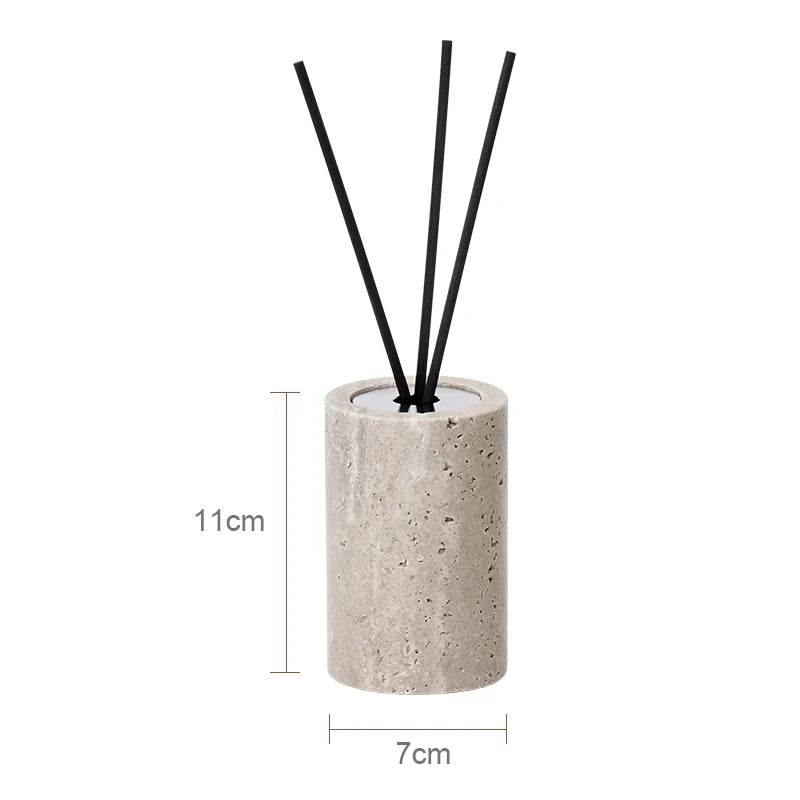 Travertino Grigio Bathroom Antique Natural Marble Soap Dispenser