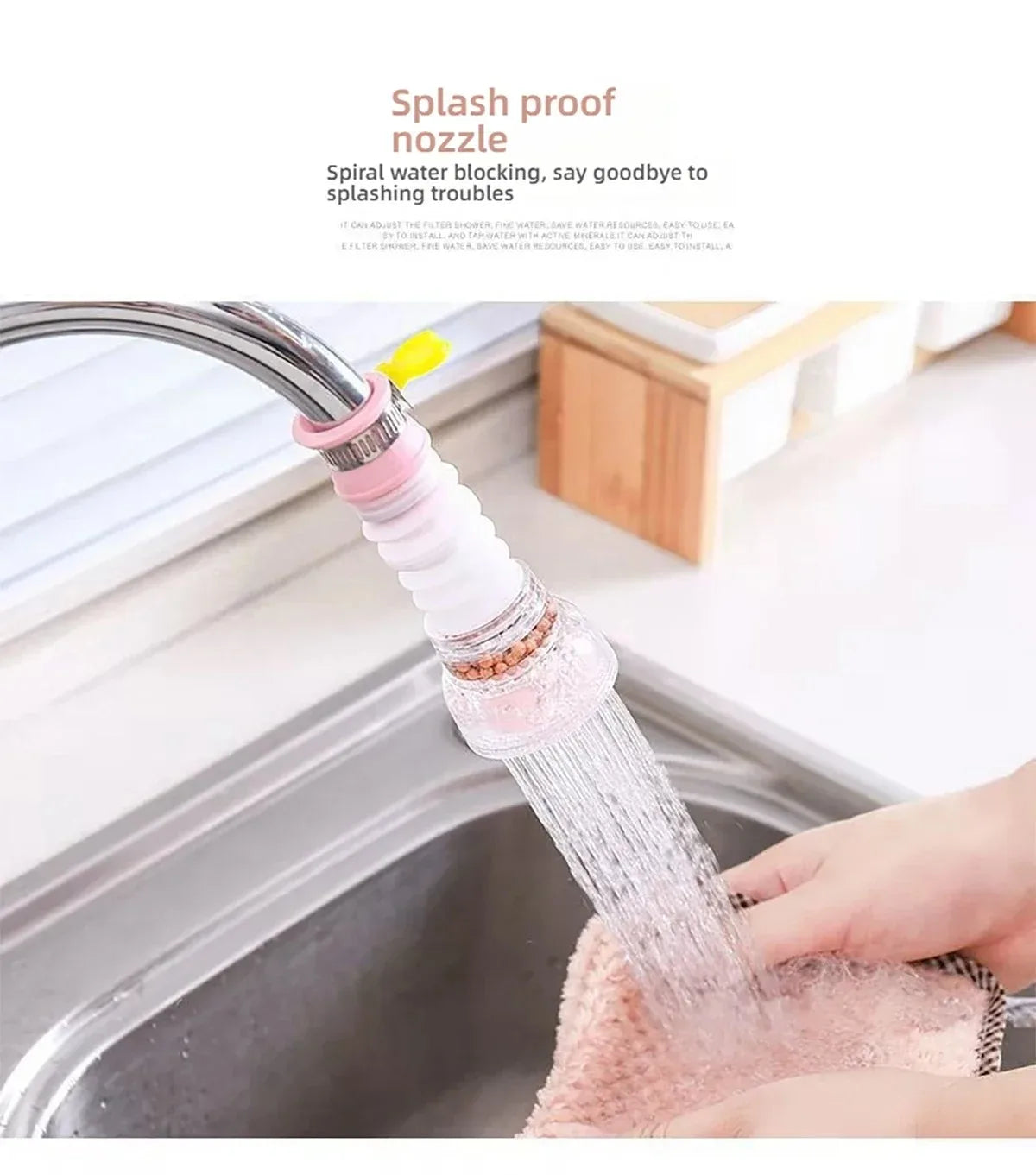 Universal 360 Rotation Faucet Bubbler Swivel Water Saving