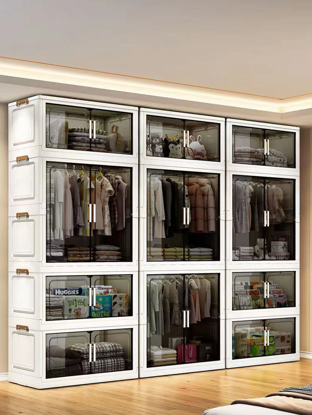 Storage Cabinet Folding Storage Box Living Room Toy